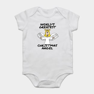 World's Greatest Christmas Angel Church Nativity Funny Baby Bodysuit